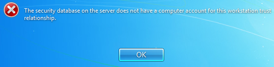 logon server was error